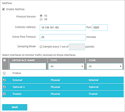 Sophos Xg Netflow